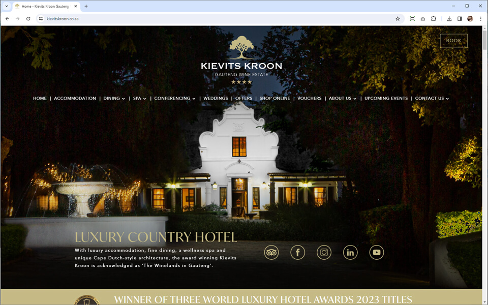 Kievits Kroon Gauteng Wine Estate